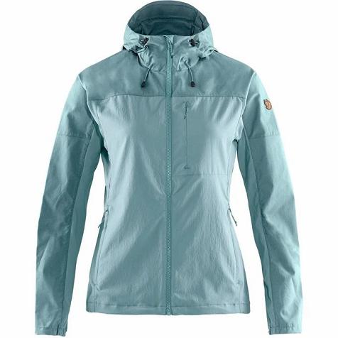 Fjällräven Women Abisko Trekking Jacket Blue PH112306 Philippines